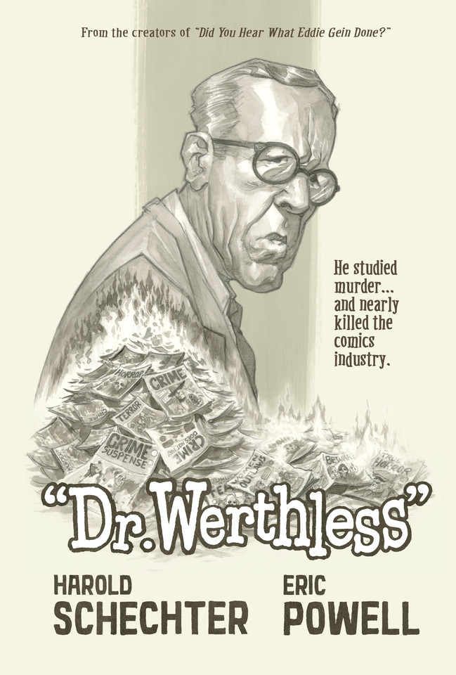 Dr. Werthless book cover by Harold Schechter, Eric Powell