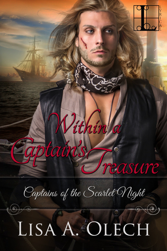 Within A Captain's Treasure (Captains of the Scarlet Night) book cover by Lisa A. Olech