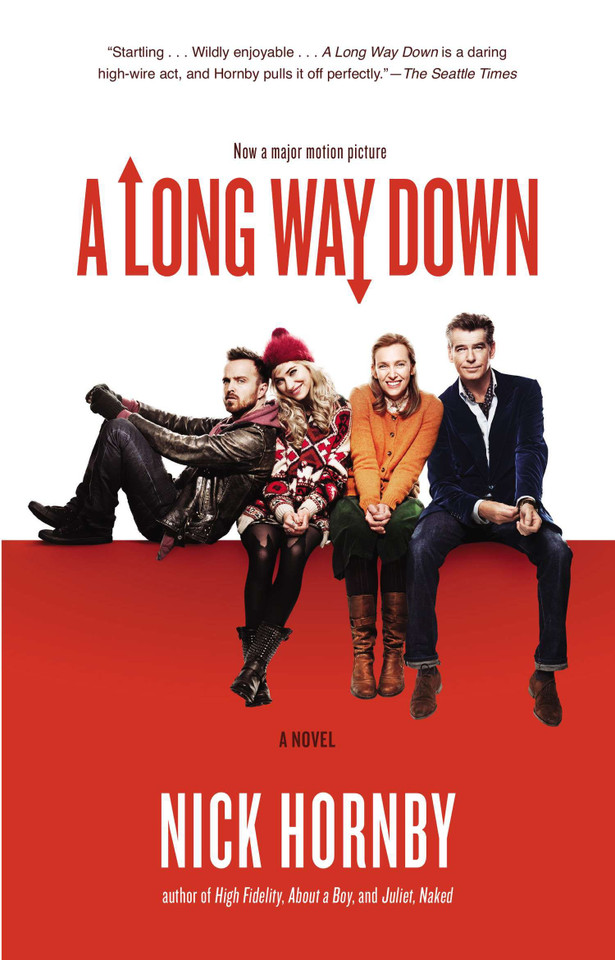 A Long Way Down book cover by Nick Hornby