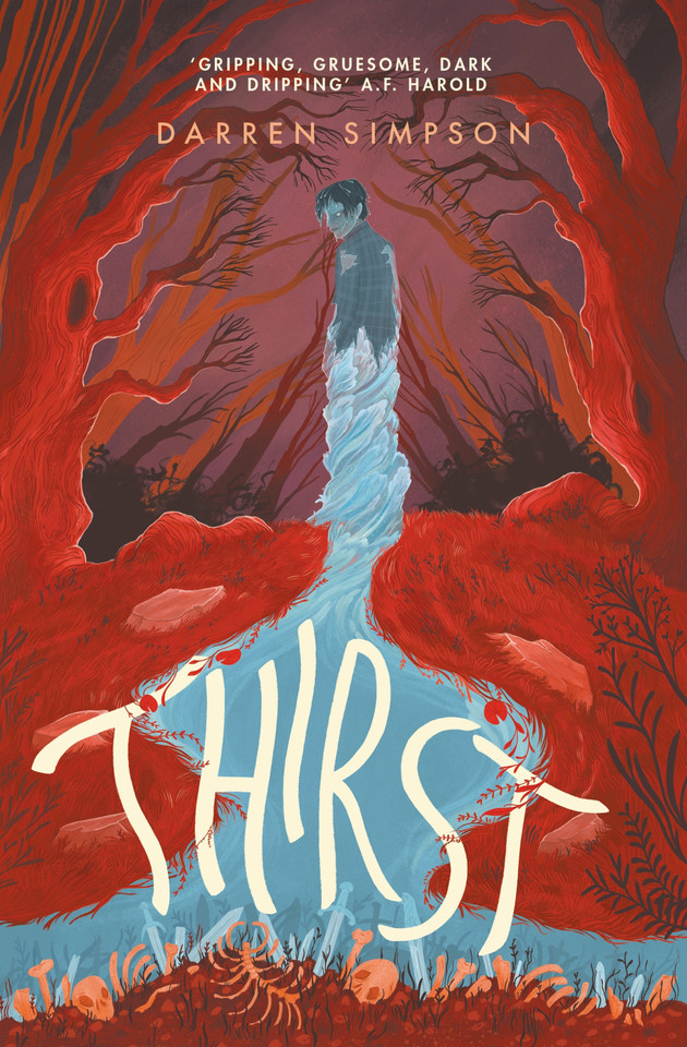 Thirst book cover by Darren Simpson