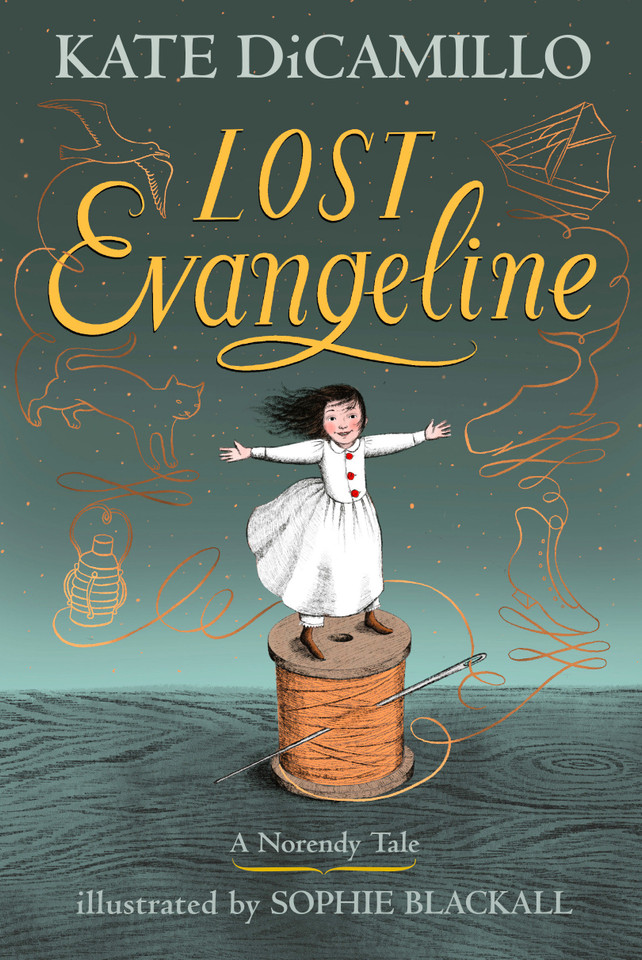Lost Evangeline: (A Magical Middle-Grade Fairy Tale About Love, Loss, and a Tiny Girl's Brave Journey to Find Her Family - For Kids Ages 7-10 in Grades 2-5) (The Norendy Tales) book cover by Kate DiCamillo