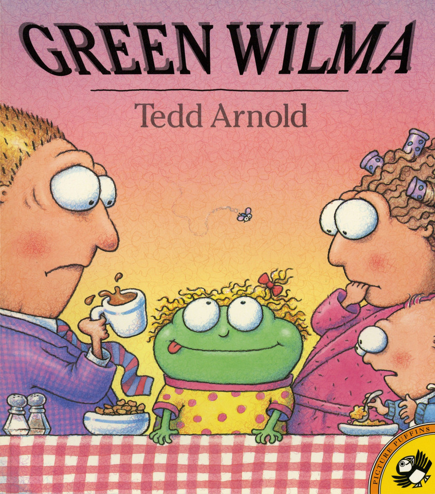 Green Wilma book cover by Tedd Arnold