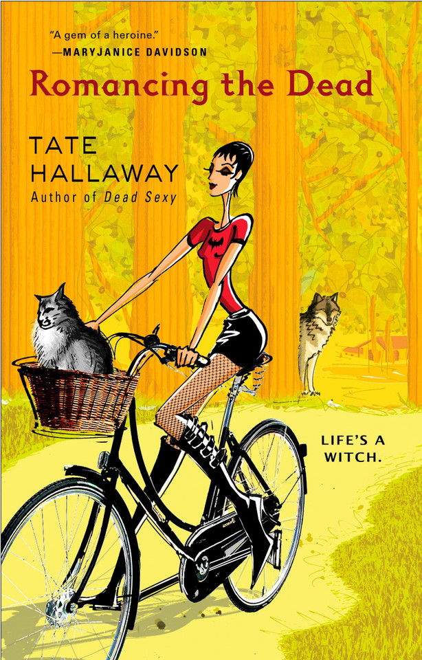 Romancing the Dead (Garnet Lacey) book cover by Tate Hallaway