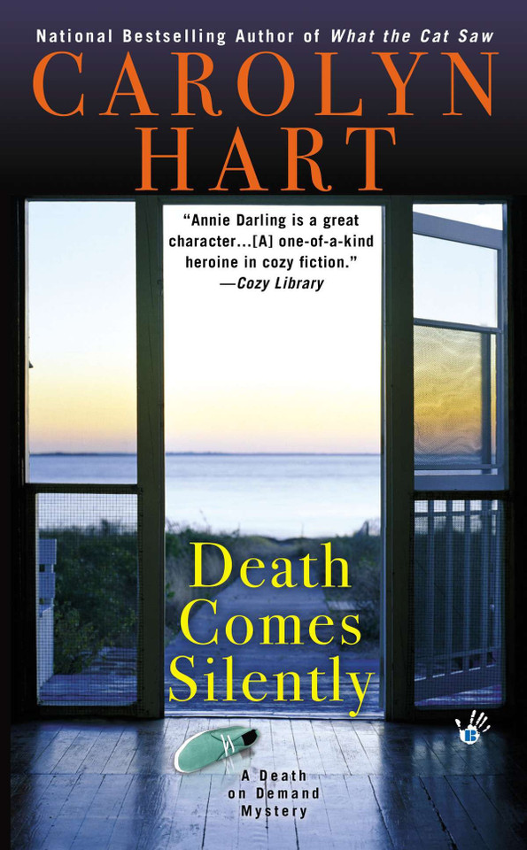 Death Comes Silently (A Death on Demand Mysteries) book cover by Carolyn Hart