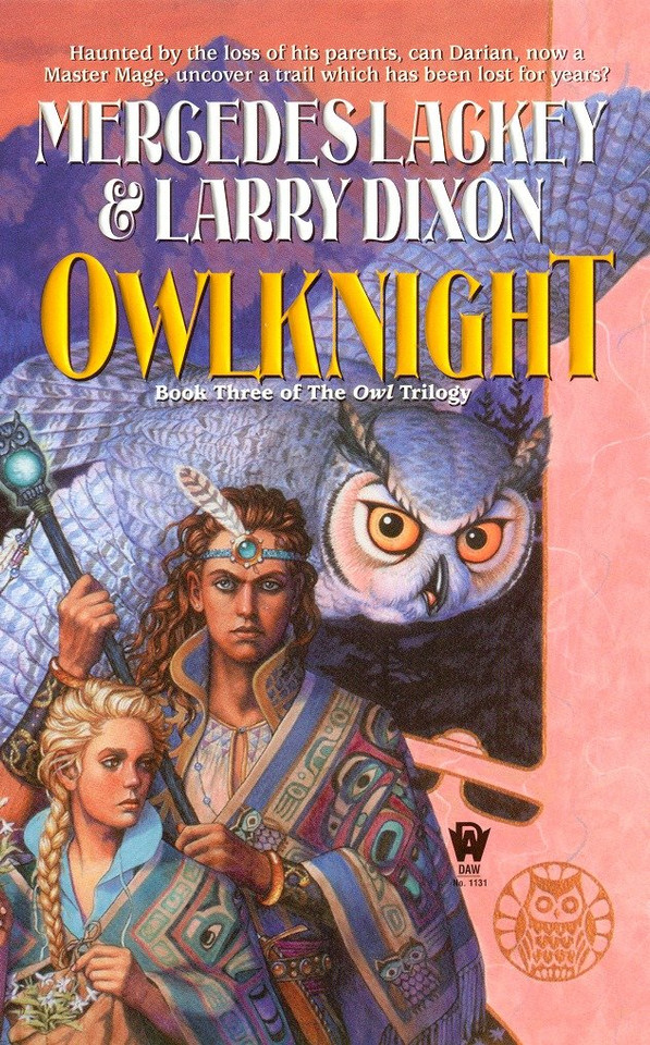 Owlknight (The Owl Mage Trilogy) book cover by Mercedes Lackey, Larry Dixon