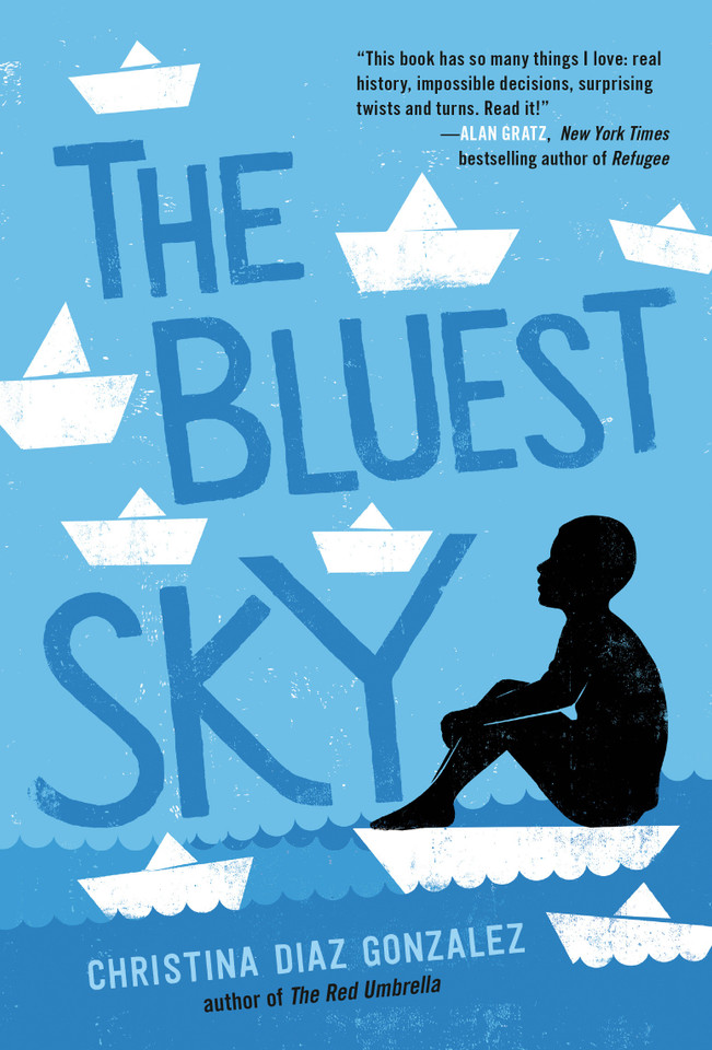The Bluest Sky book cover by Christina Diaz Gonzalez