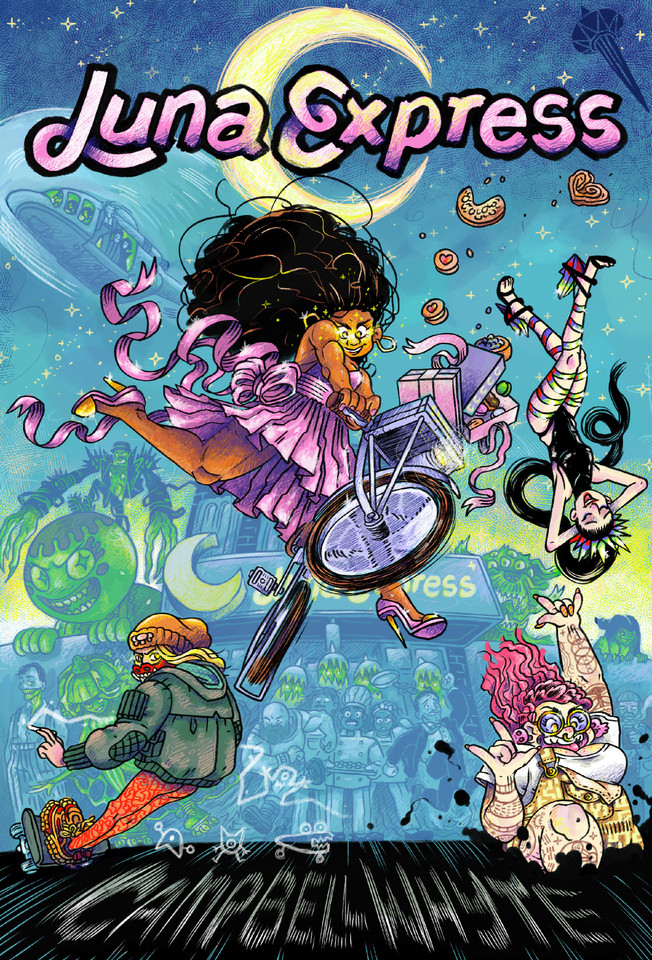 Luna Express book cover by Campbell Whyte