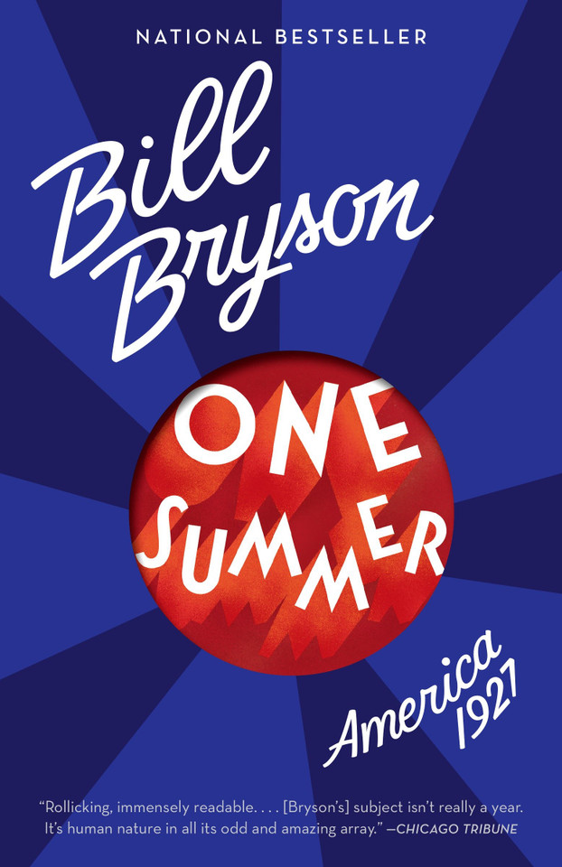 One Summer: America, 1927 book cover by Bill Bryson