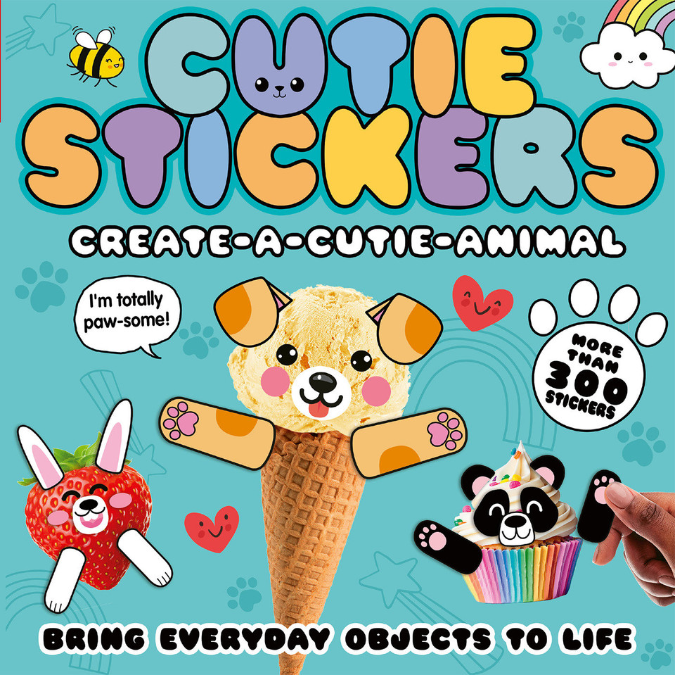Create-a-Cutie Animal: Bring Everyday Objects to Life. More than 300 Stickers! (Cutie Stickers) book cover by Danielle McLean