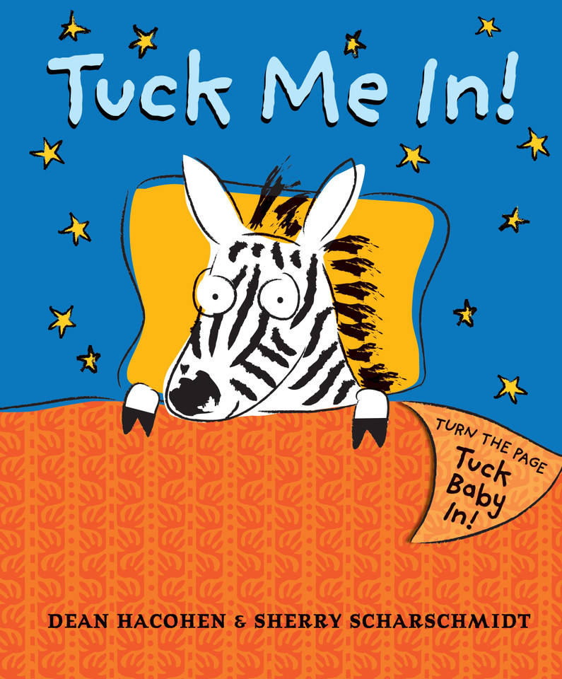 Tuck Me In! book cover by Dean Hacohen