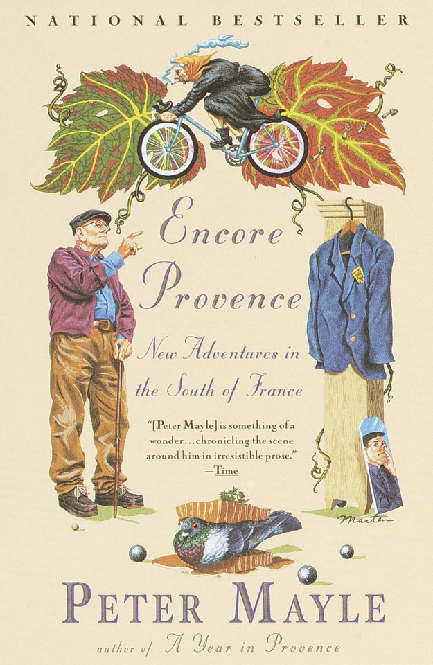 Encore Provence: New Adventures in the South of France (Vintage Departures) book cover by Peter Mayle