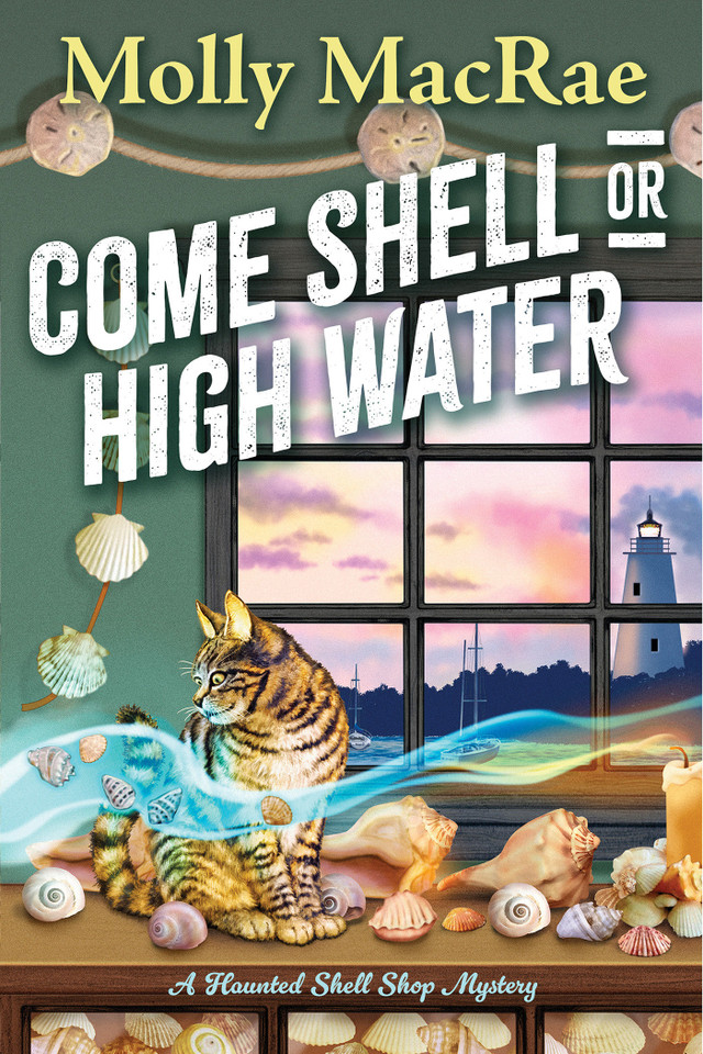 Come Shell or High Water (A Haunted Shell Shop Mystery) book cover by Molly MacRae