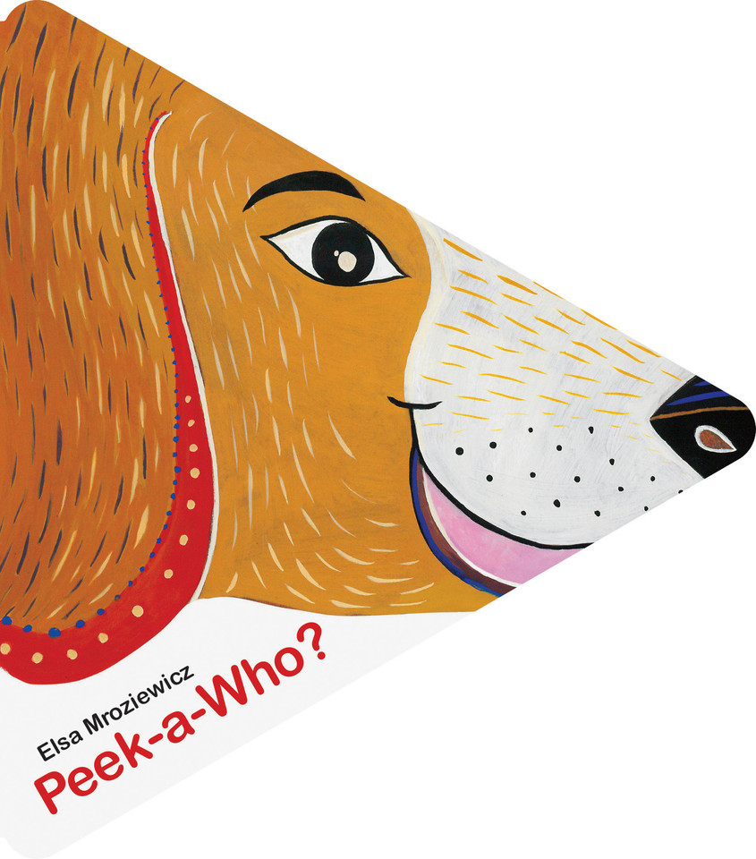 Peek-a-Who? book cover by Elsa Mroziewicz