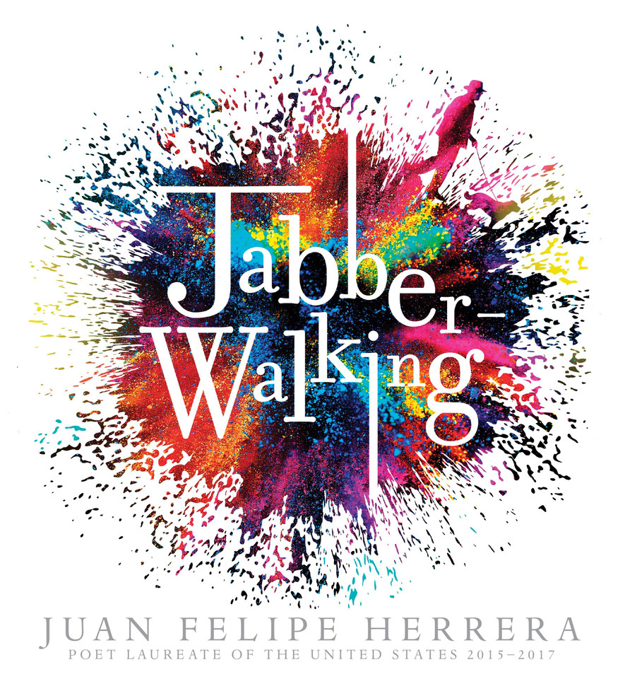 Jabberwalking book cover by Juan Felipe Herrera
