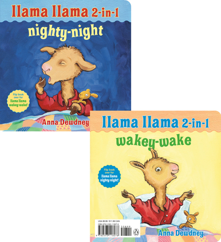 Llama Llama 2-in-1: Wakey-Wake/Nighty-Night (Llama Llama) book cover by Anna Dewdney