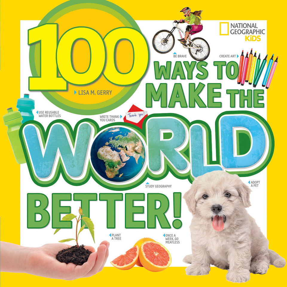 100 Ways to Make the World Better! (NGK 100 Things) book cover by Lisa M. Gerry