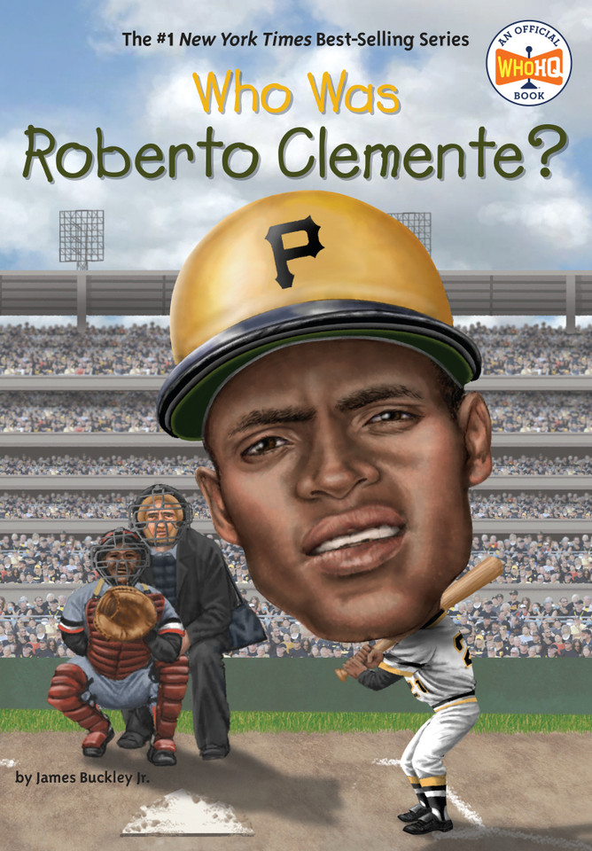 Who Was Roberto Clemente? (Who Was?) book cover by James Buckley, Jr., Who HQ
