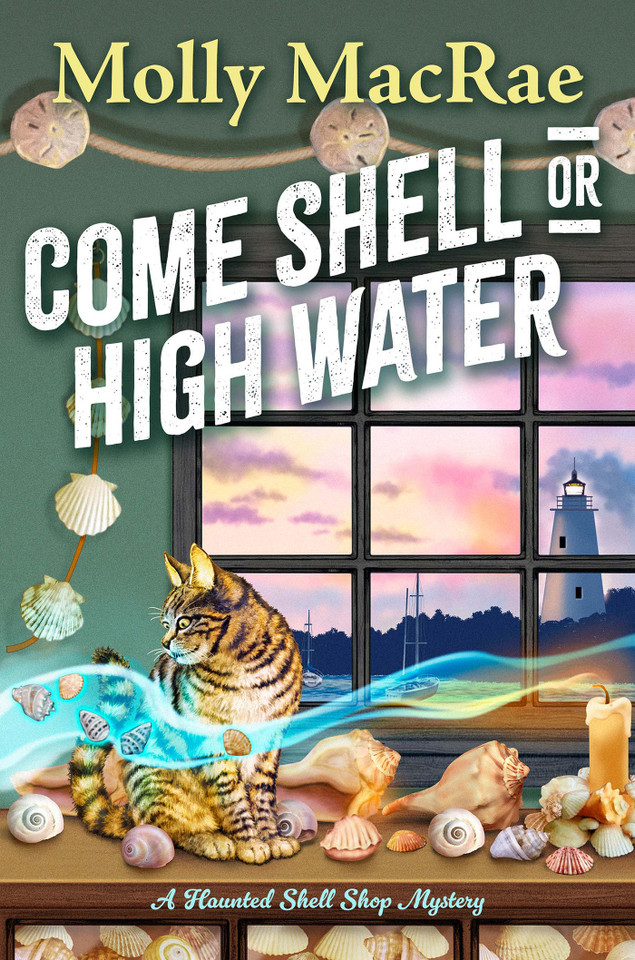 Come Shell or High Water (A Haunted Shell Shop Mystery) book cover by Molly MacRae