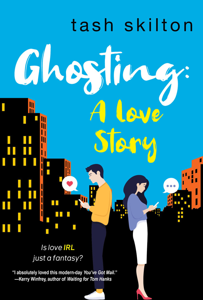 Ghosting: A Witty, Heartfelt, & Modern Love Story book cover by Tash Skilton