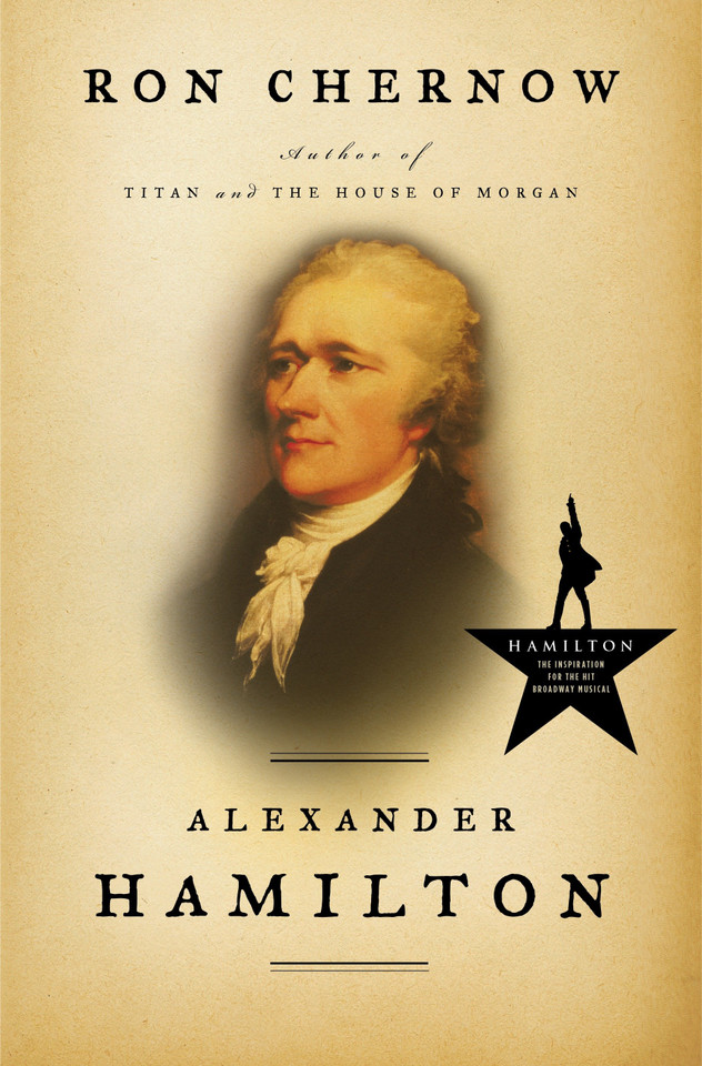Alexander Hamilton book cover by Ron Chernow
