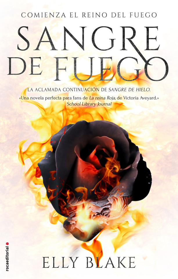 Sangre de fuego / Fire Blood book cover by Elly Blake