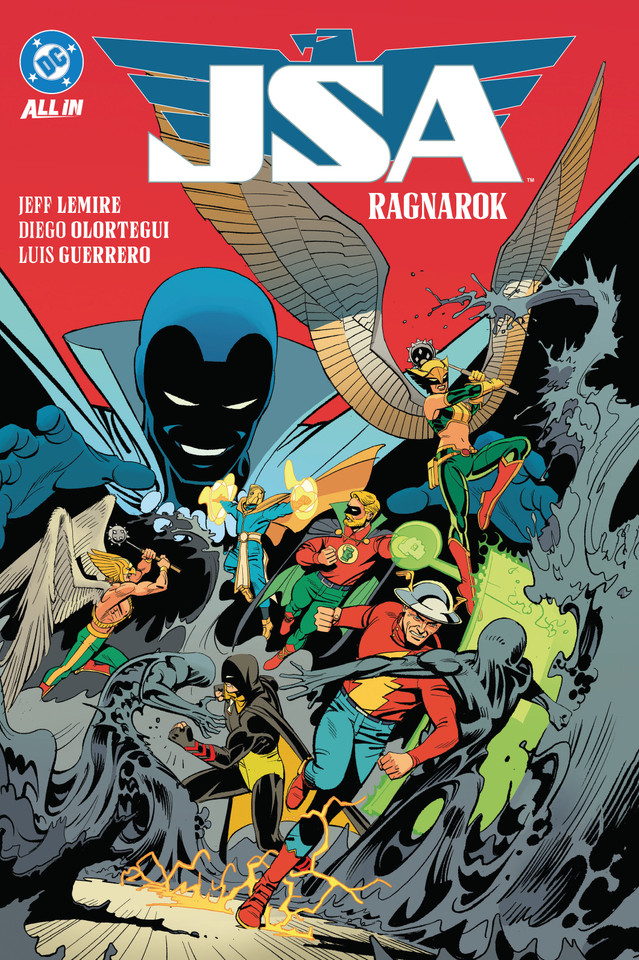 JSA Vol. 2: RAGNAROK book cover by Jeff Lemire