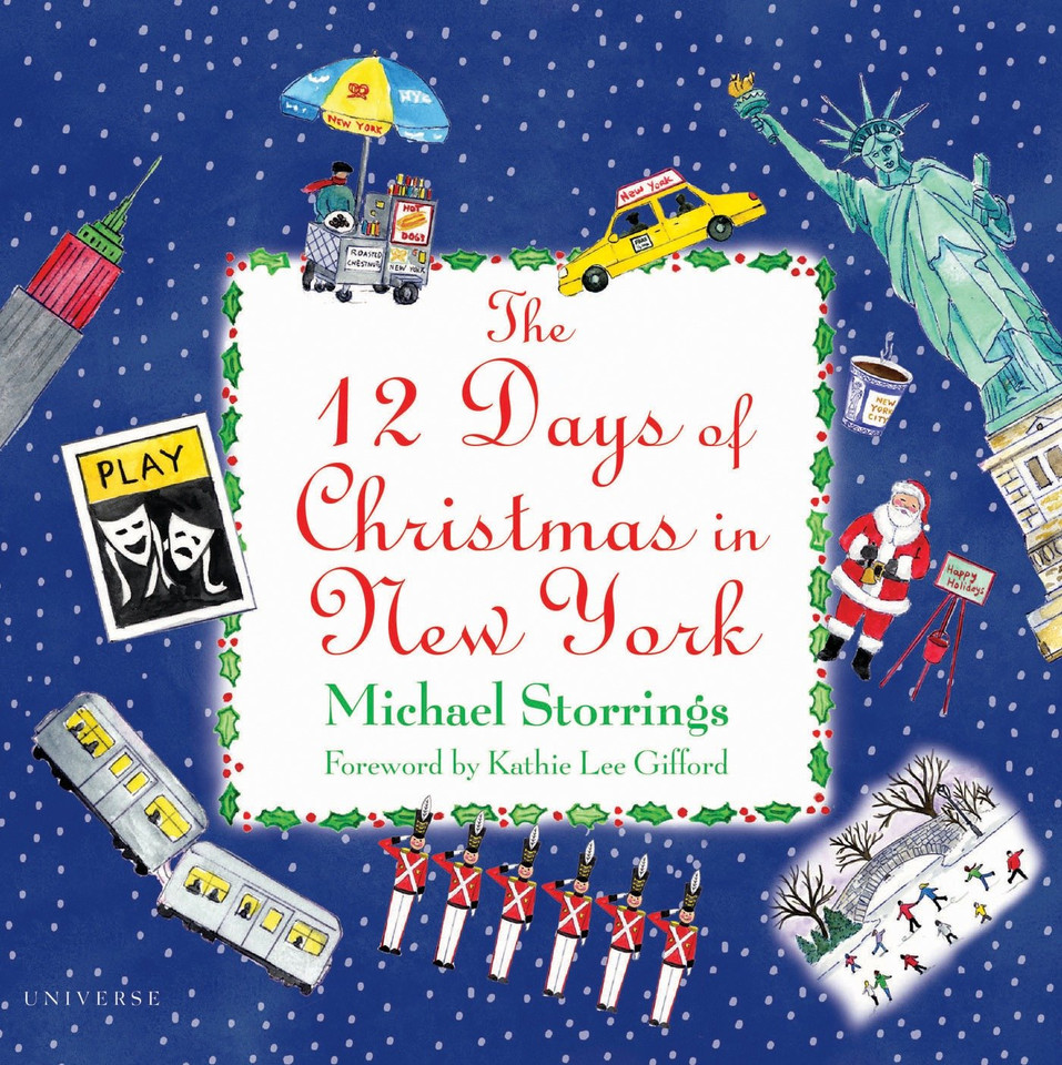 12 Days of Christmas in New York book cover by Michael Storrings