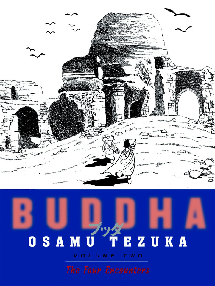 Buddha 2: The Four Encounters (Buddha) book cover by Osamu Tezuka