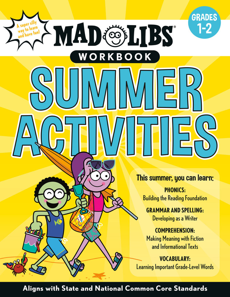 Mad Libs Workbook: Summer Activities: Grades 1-2 -- Aligns with State and National Common Core Standards (Mad Libs Workbooks) book cover by Catherine Nichols, Mad Libs