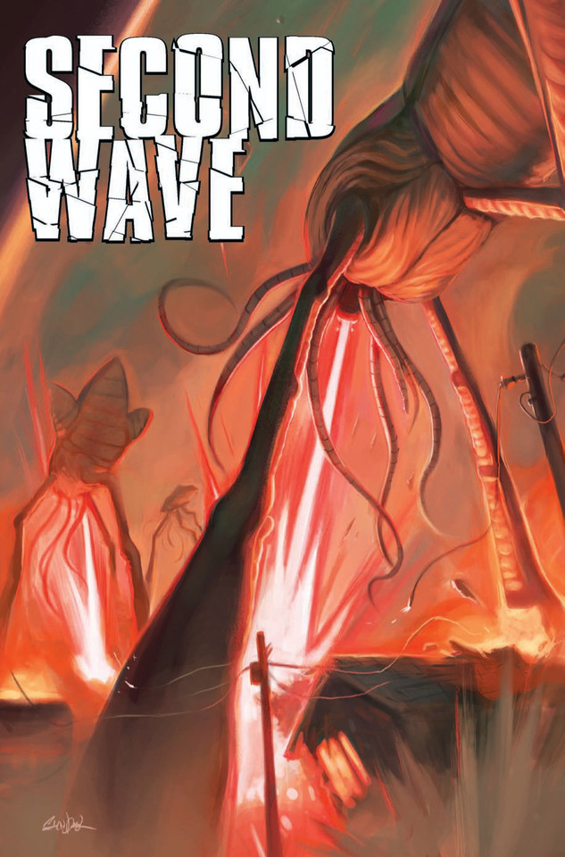 Second Wave book cover by Michael Alan Nelson