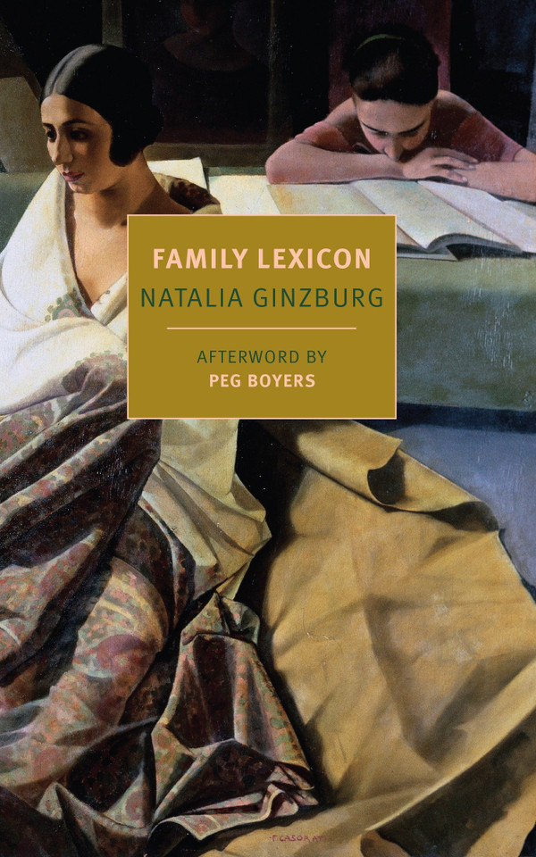 Family Lexicon book cover by Natalia Ginzburg