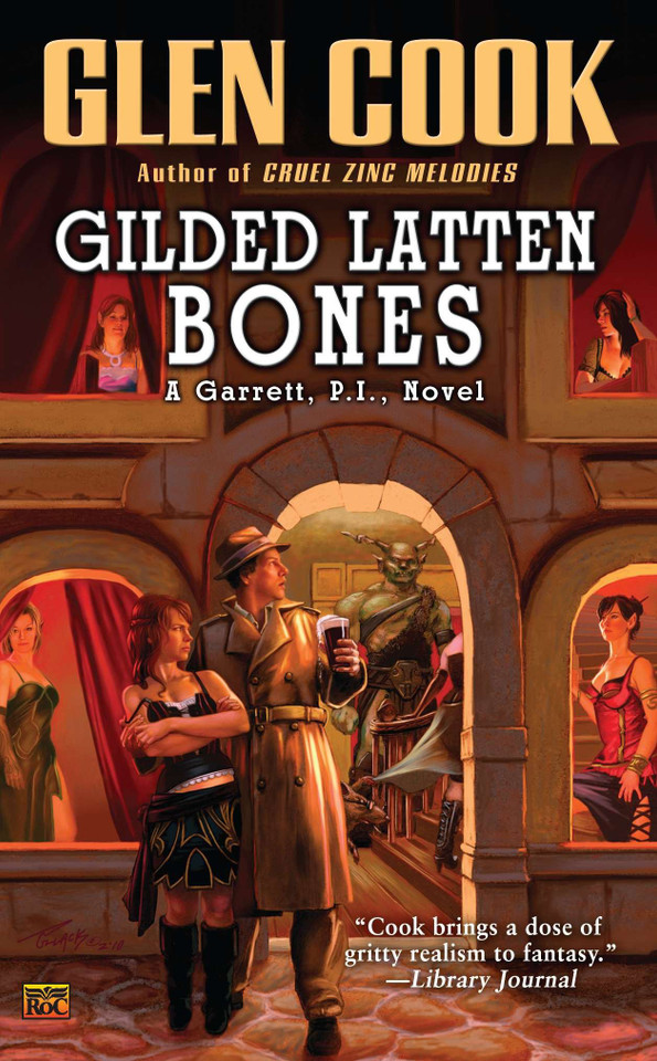 Gilded Latten Bones: A Garrett, P.I., Novel (Garrett, P.I.) book cover by Glen Cook