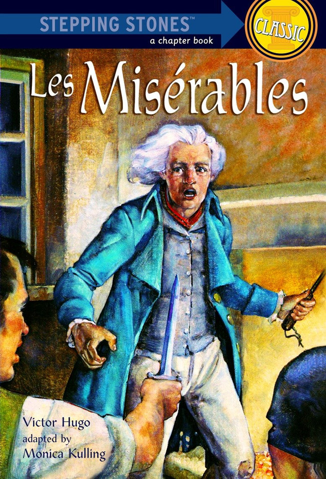 Les Miserables (A Stepping Stone Book) book cover by Victor Hugo