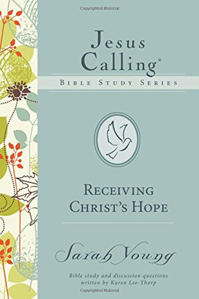 Receiving Christ's Hope (Jesus Calling Bible Studies) Cover