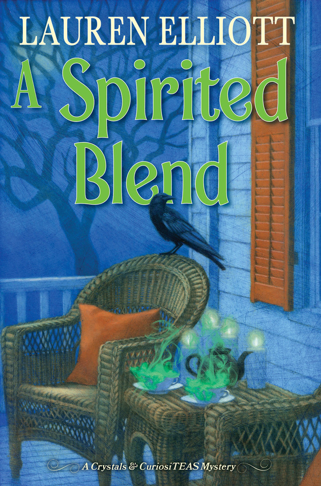 A Spirited Blend (A Crystals & CuriosiTEAS Mystery) book cover by Lauren Elliott