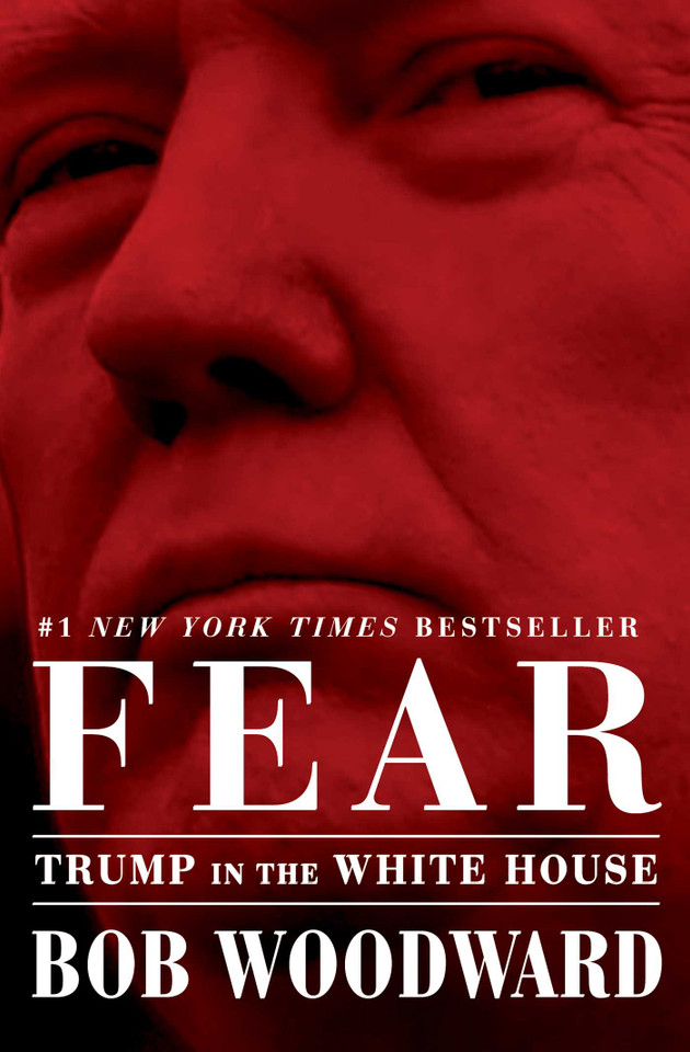 Fear: Trump in the White House book cover by Bob Woodward