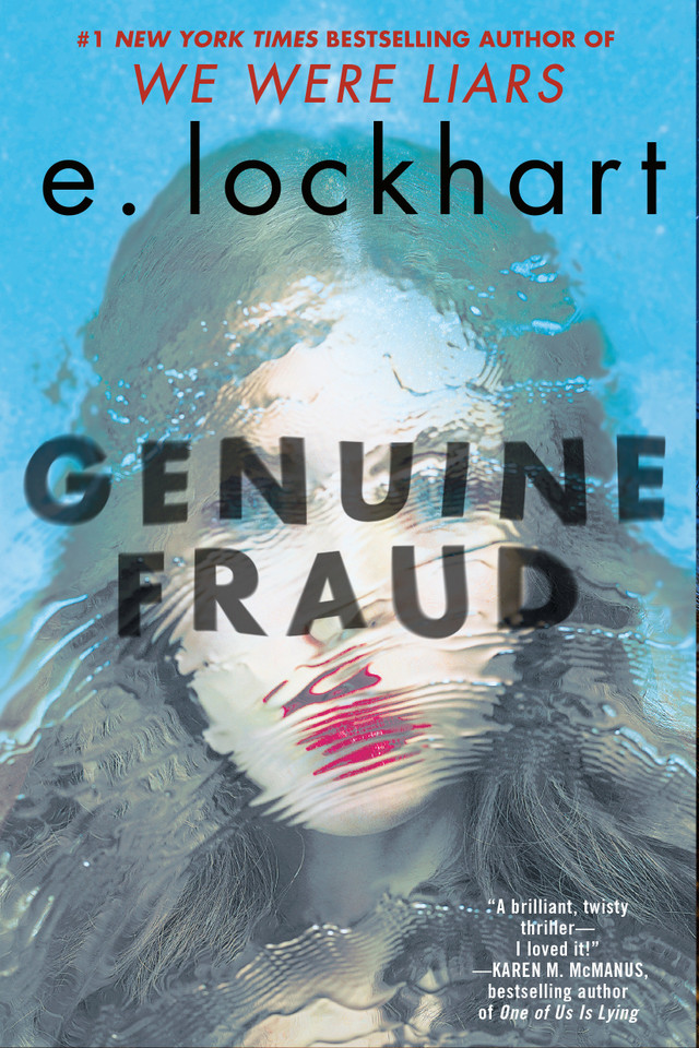 Genuine Fraud book cover by E. Lockhart