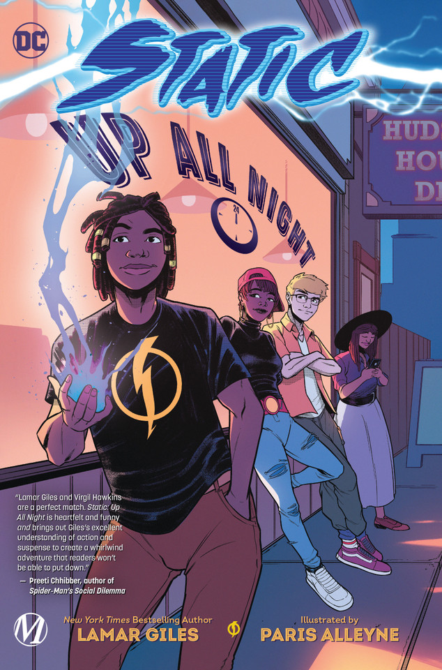 Static: Up All Night book cover by Lamar Giles