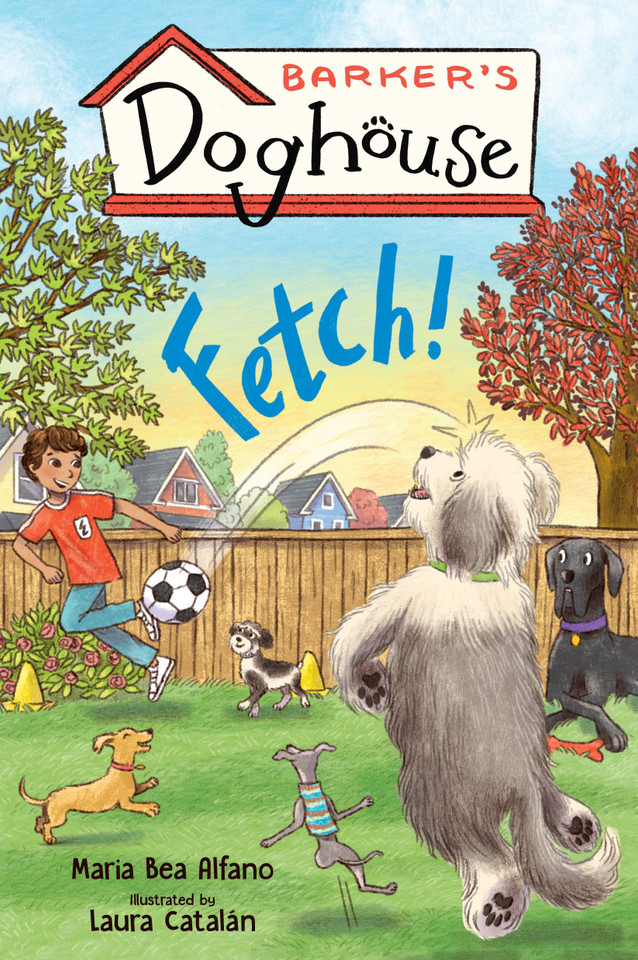 Barker's Doghouse 1: Fetch! (Barker's Doghouse) book cover by Maria Bea Alfano