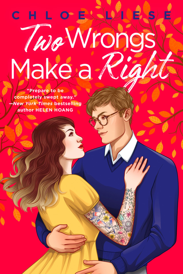 Two Wrongs Make a Right (The Wilmot Sisters Series) book cover by Chloe Liese