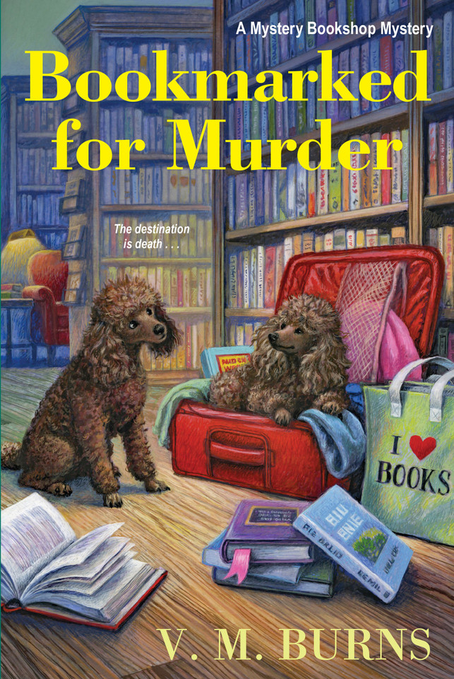 Bookmarked for Murder (Mystery Bookshop) book cover by V.M. Burns