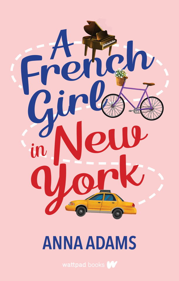 A French Girl in New York book cover by Anna Adams