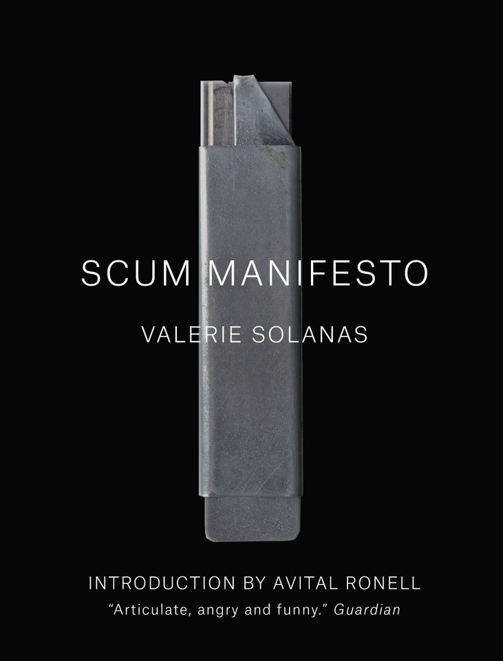 SCUM Manifesto book cover by Valerie Solanas