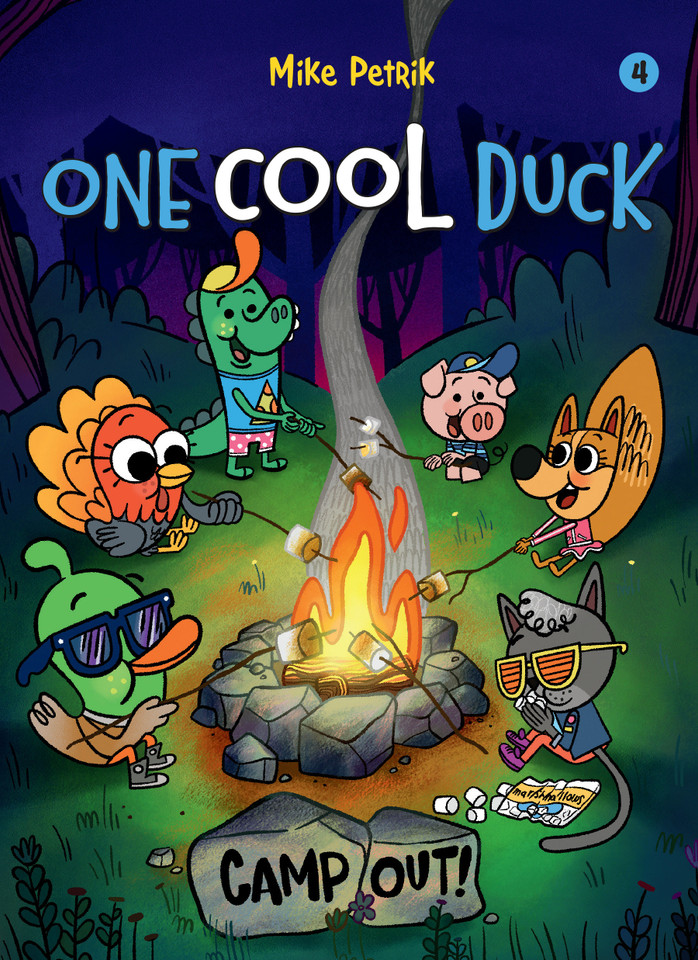One Cool Duck #4: Camp Out! (One Cool Duck) book cover by Mike Petrik