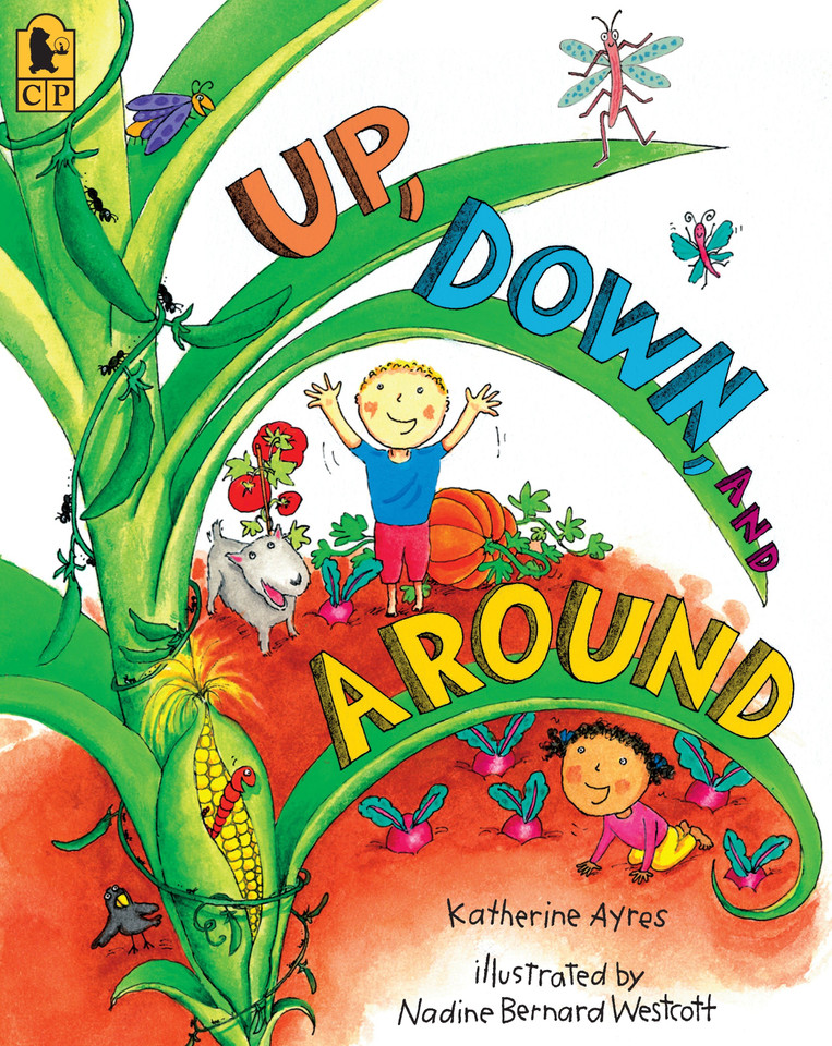 Up, Down, and Around book cover by Katherine Ayres