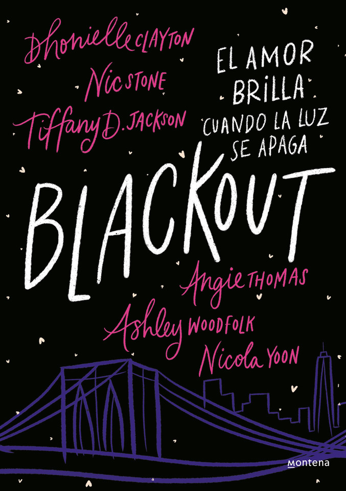 Blackout (Spanish Edition) book cover by Clayton Dhonielle, Nick Stone, Tiffany D. Jackson, Angie Thomas, Nicola Yoon