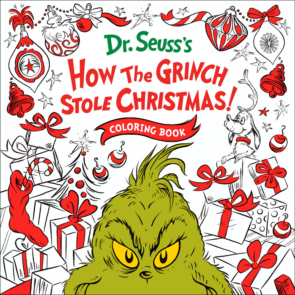 How the Grinch Stole Christmas! Coloring Book (Dr. Seuss Coloring Books for Adults and Kids) book cover by Random House