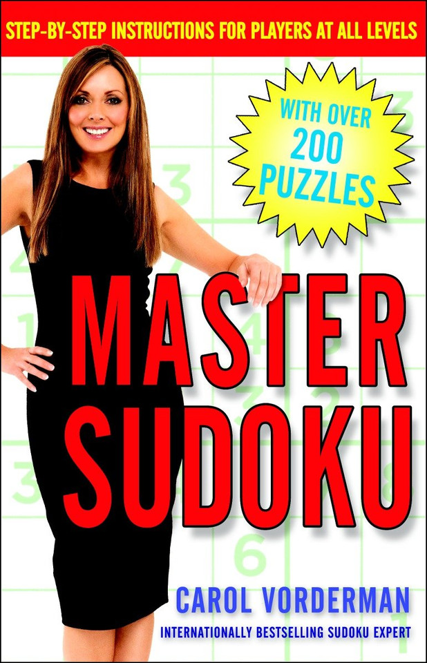 Master Sudoku: Step-by-Step Instructions for Players at All Levels book cover by Carol Vorderman