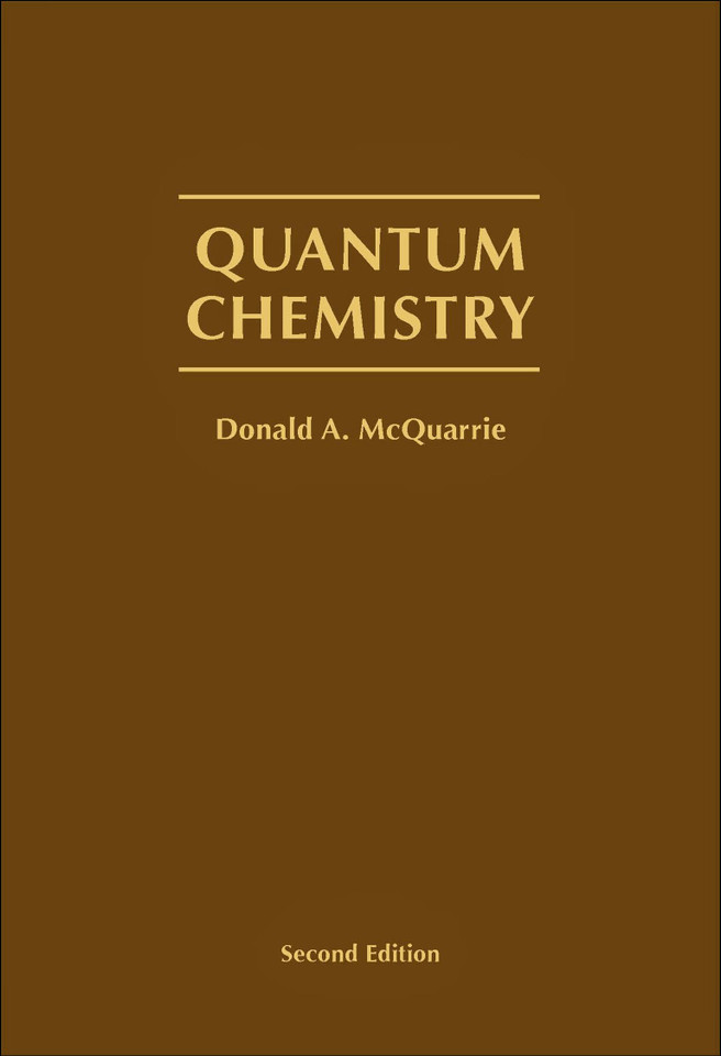 Quantum Chemistry book cover by Donald A. McQuarrie