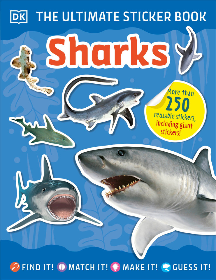 The Ultimate Sticker Book Sharks (Ultimate Sticker Book) book cover by DK